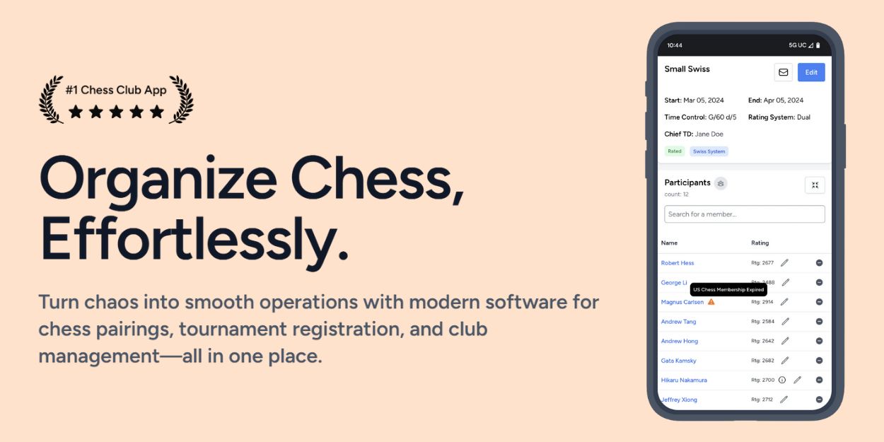 Why Chess Nut Is One of the Best Chess Tournament Pairing Software Tools for Clubs and Events