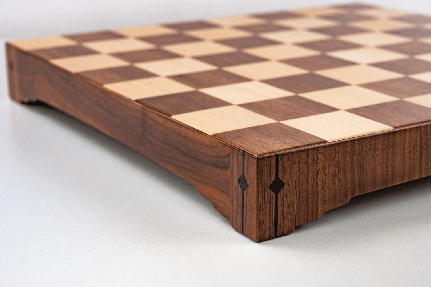 18" Hardwood Raised Decorative Chessboard JLP, USA - Board - Chess-House