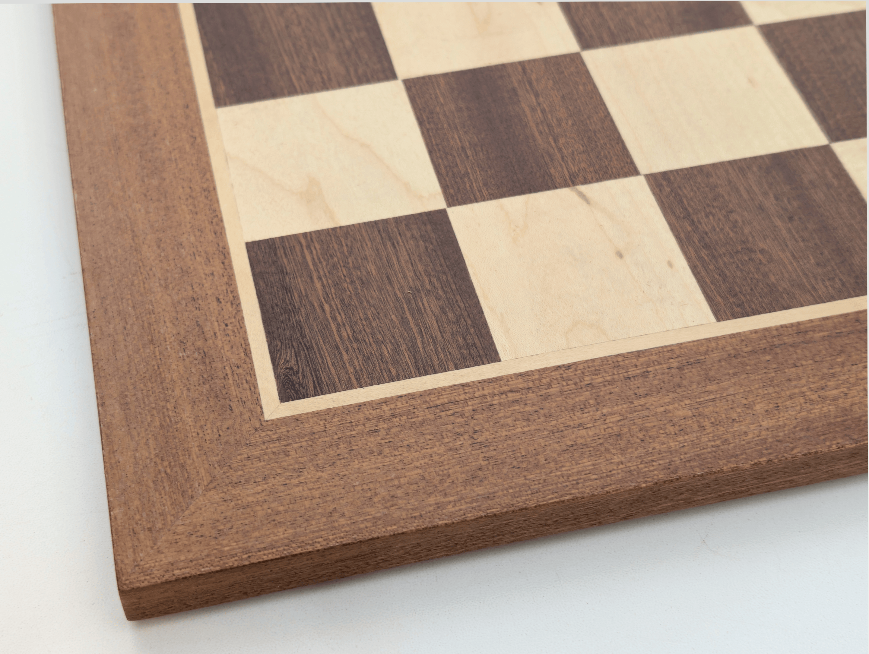 19" Mahogany Economical Wooden Chess Board - Board - Chess-House