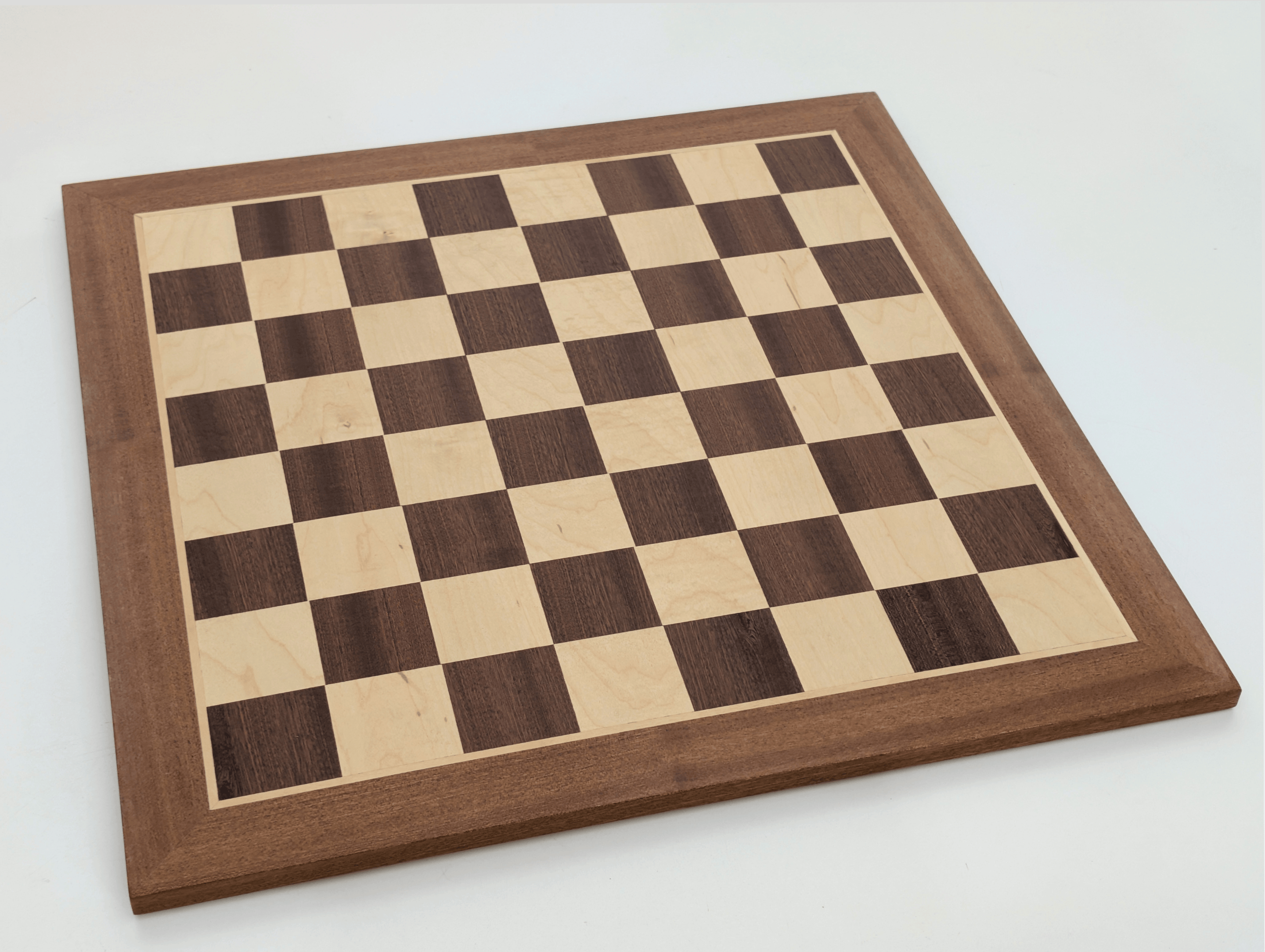 19" Mahogany Economical Wooden Chess Board - Board - Chess-House