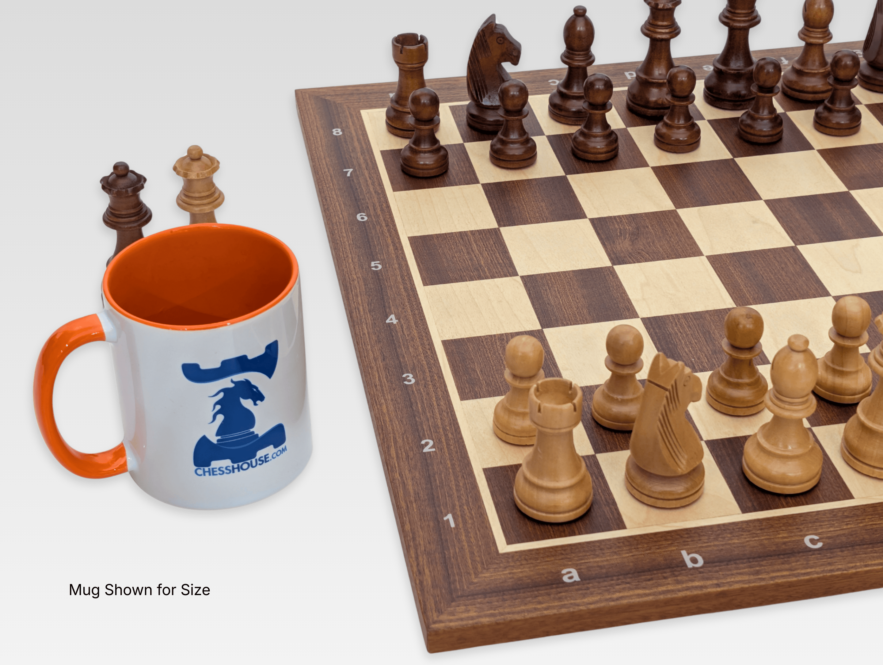 19" Weighted Chess Set - Economical Wooden Set for the Home - Chess Set - Chess-House