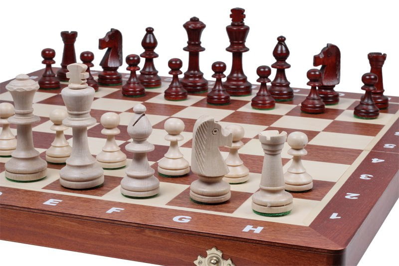 20" Tournament No 6 Chess Set with Double Queens - Chess Set - Chess-House