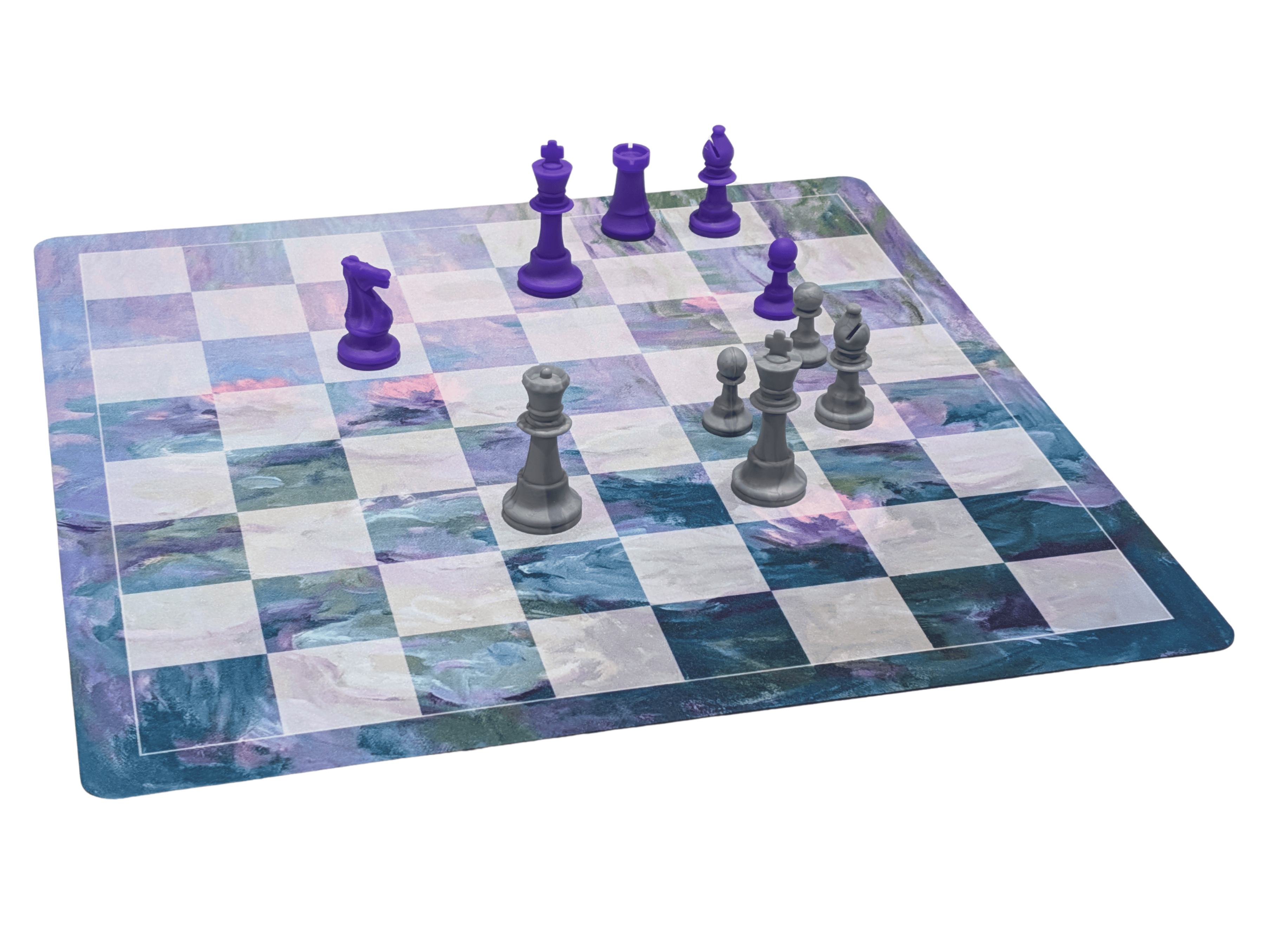 A Chess Set for Mom - Watercolor Lilies by Epic Chess Boards - Chess Set - Chess-House