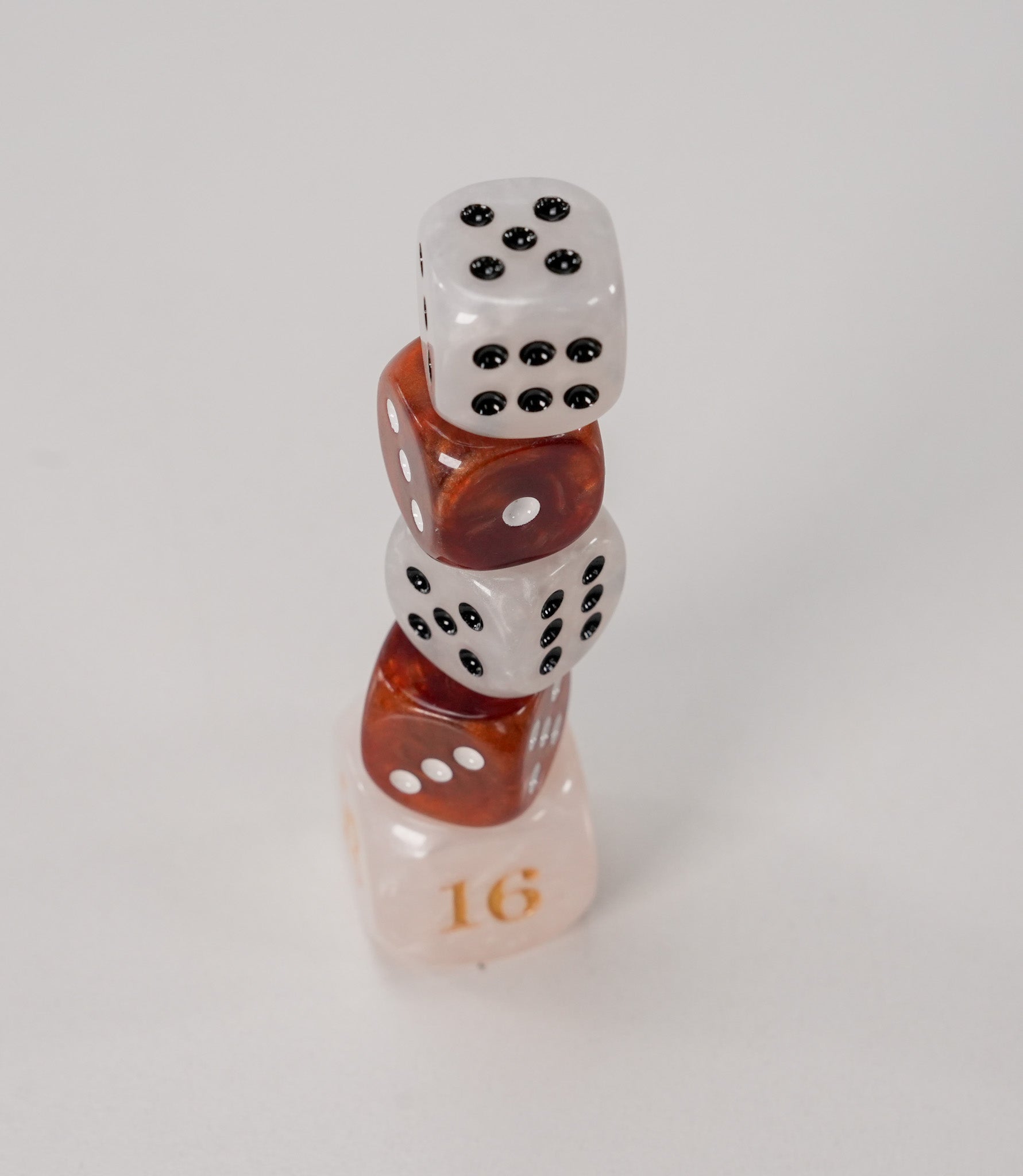 Backgammon Dice Set - Marbled - Game - Chess-House