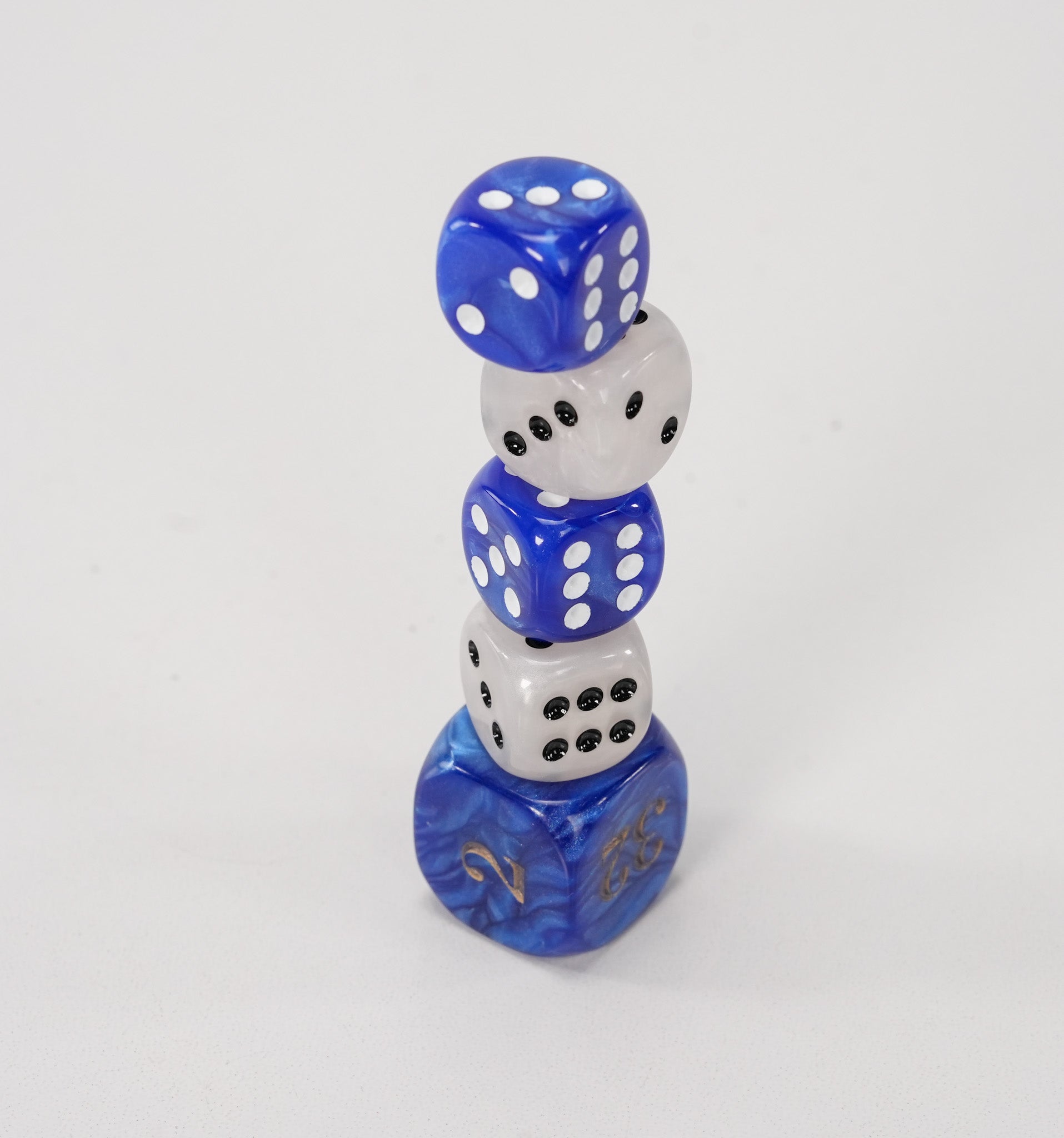 Backgammon Dice Set - Marbled - Game - Chess-House