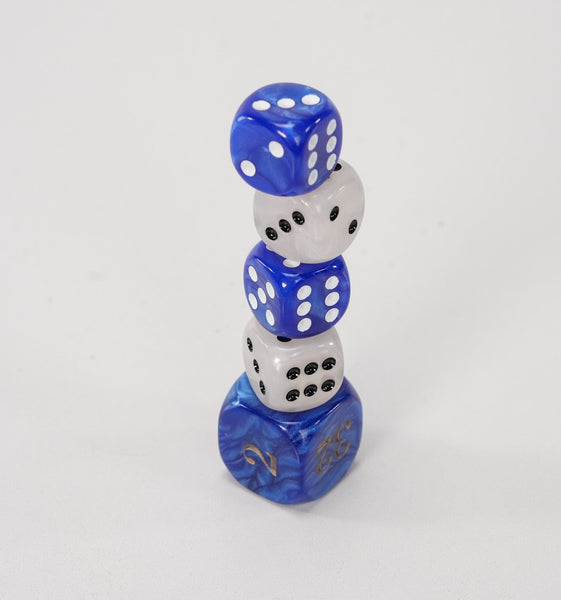 Backgammon Dice Set Marbled Chess House