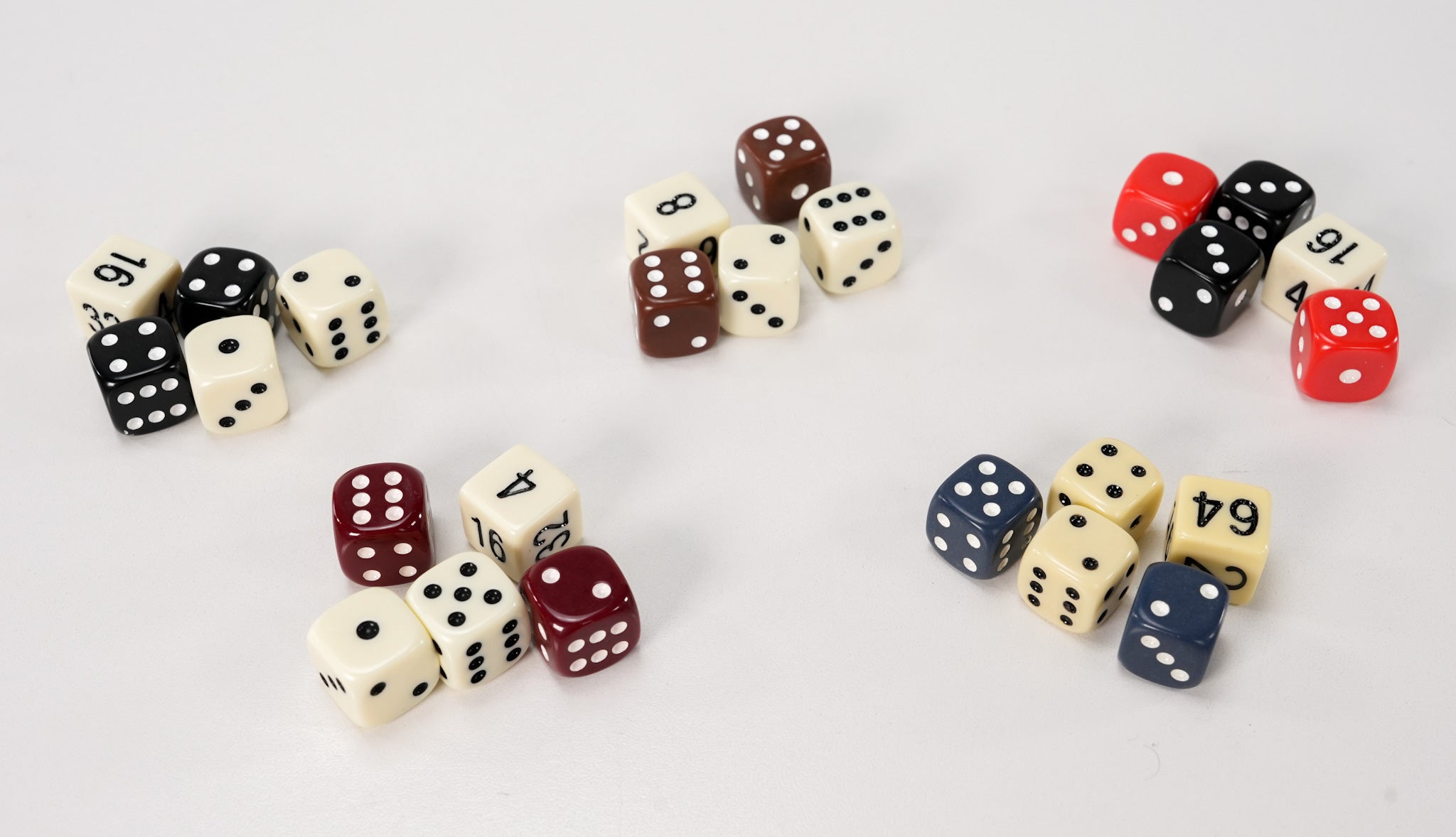 Backgammon Dice Set - Solid - Game - Chess-House
