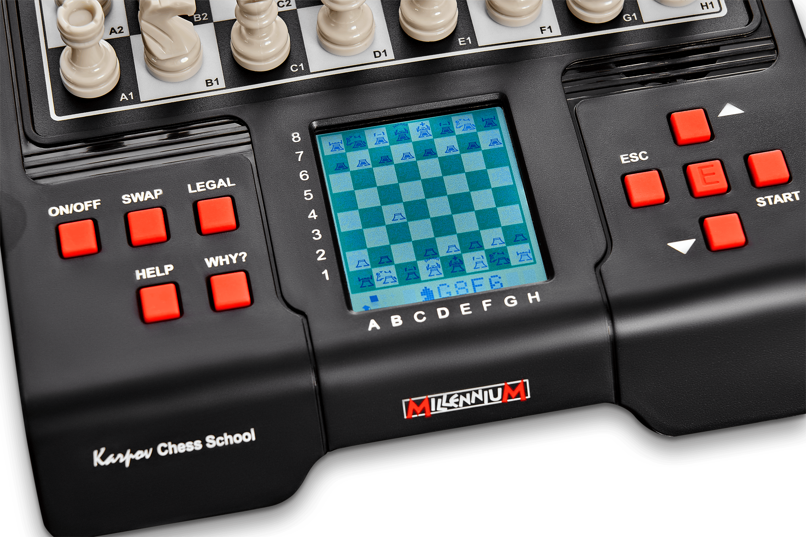 Chess School Electronic Chess Computer by Millennium - Chess Computer - Chess-House