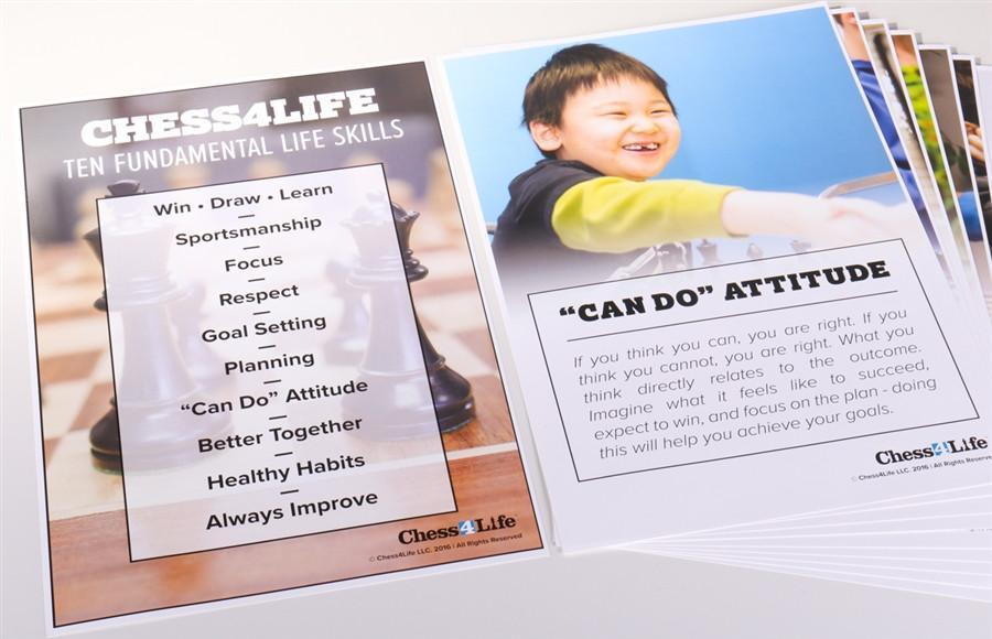 Chess4Life Life Skills Poster Set - For School, Classrooms, Clubs - Accessory - Chess-House