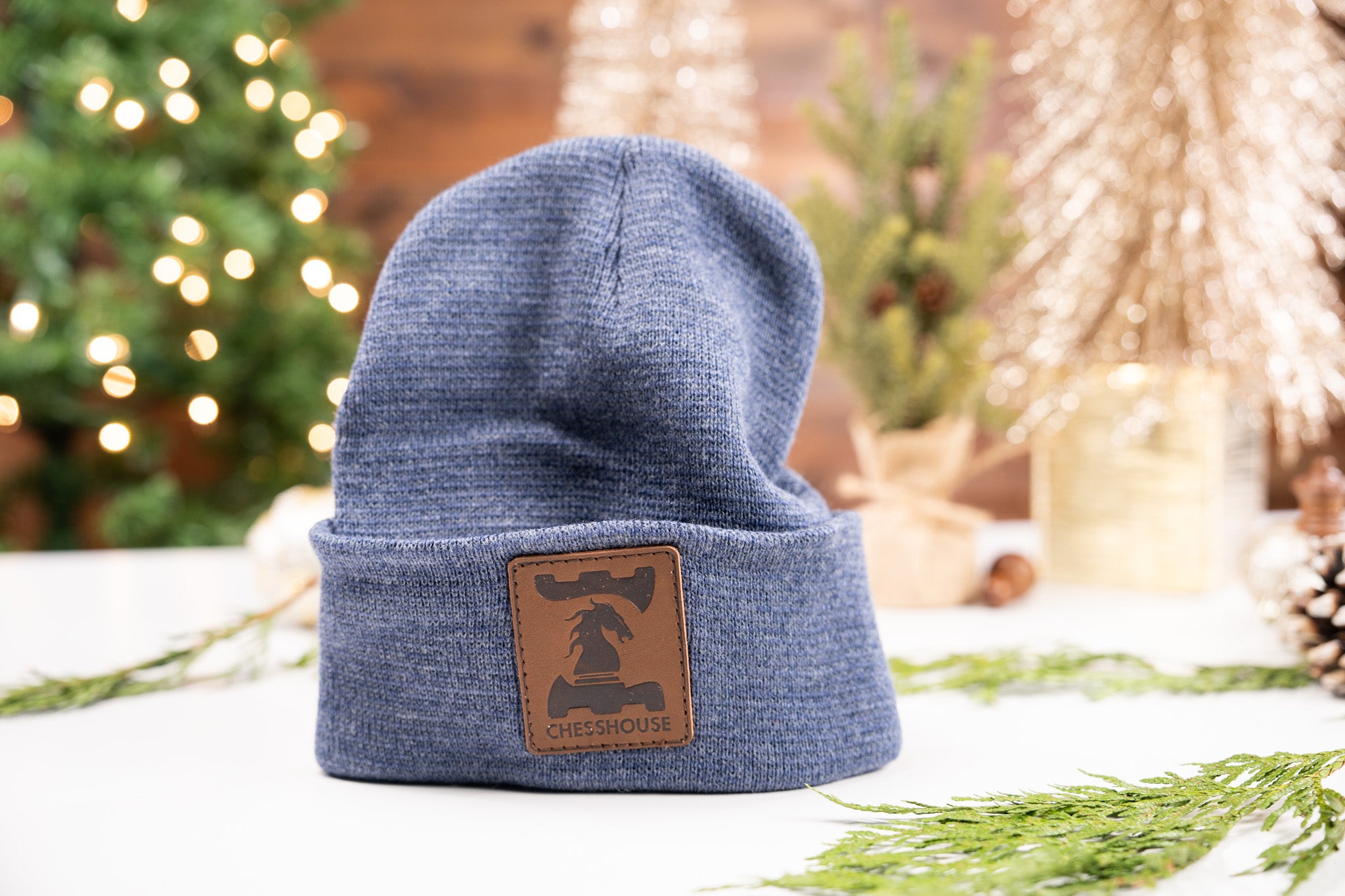 Comfortable Beanie Hat with Chess House Leather Logo (Free Gift with $100+ order) - Apparel - Chess-House