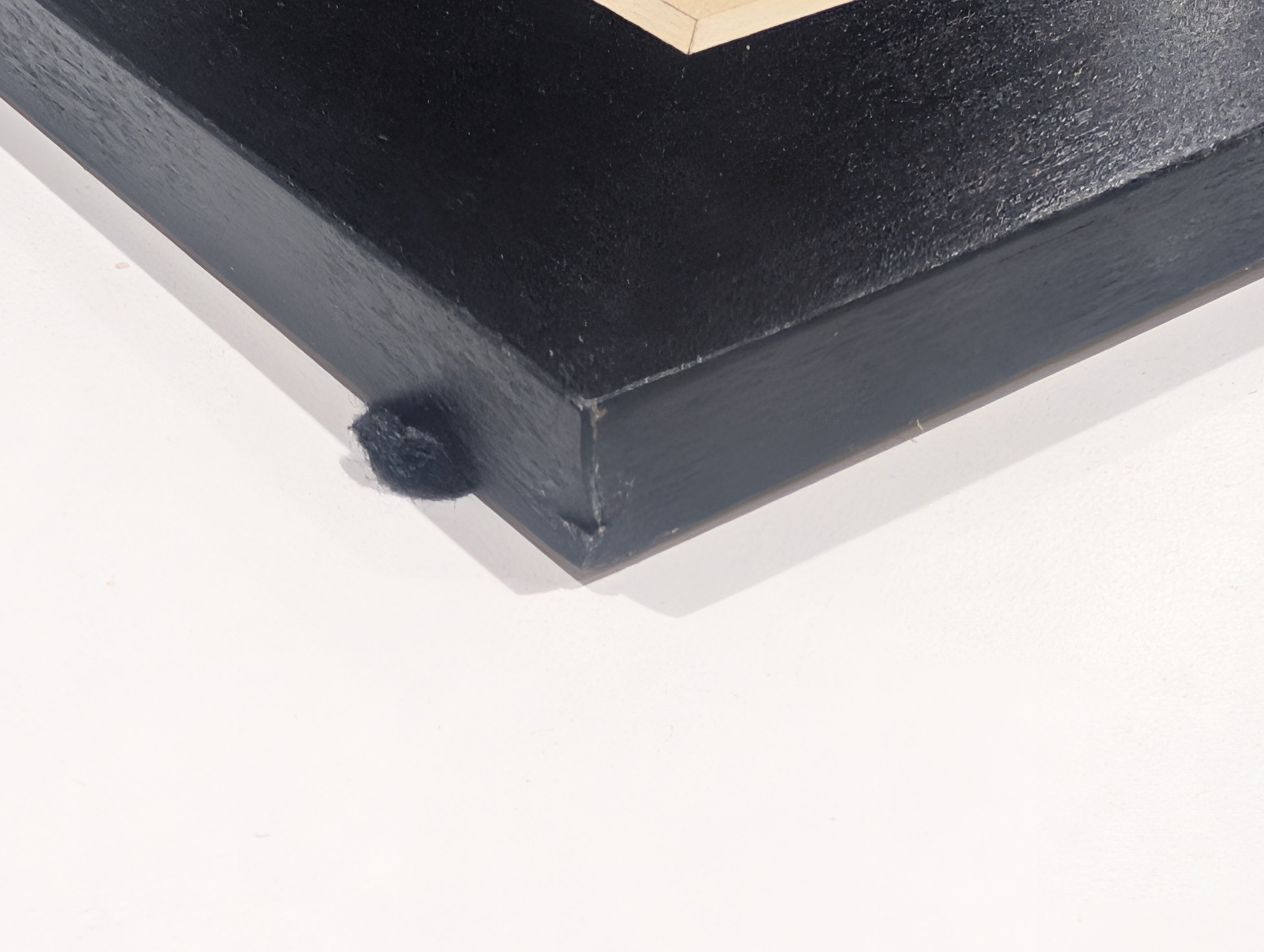 DEAL ITEM: 19" Wooden Chess Board without coordinates - Black Stained - Open Box - Chess-House