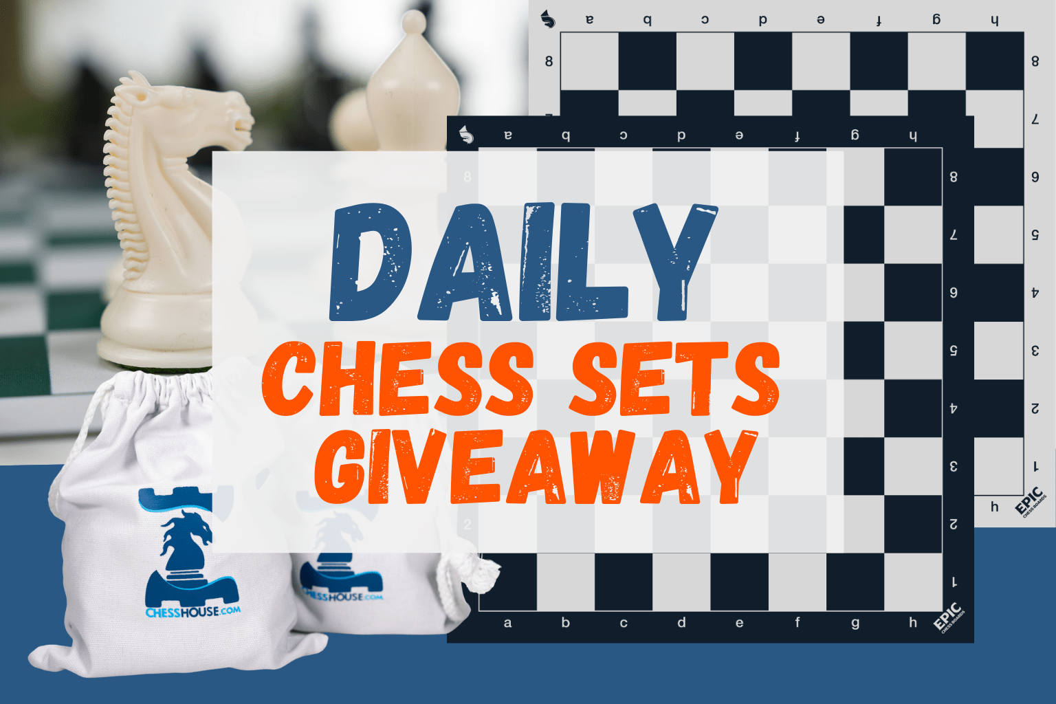 EPIC Chess Set - Daily Giveaway - Chess Set - Chess-House