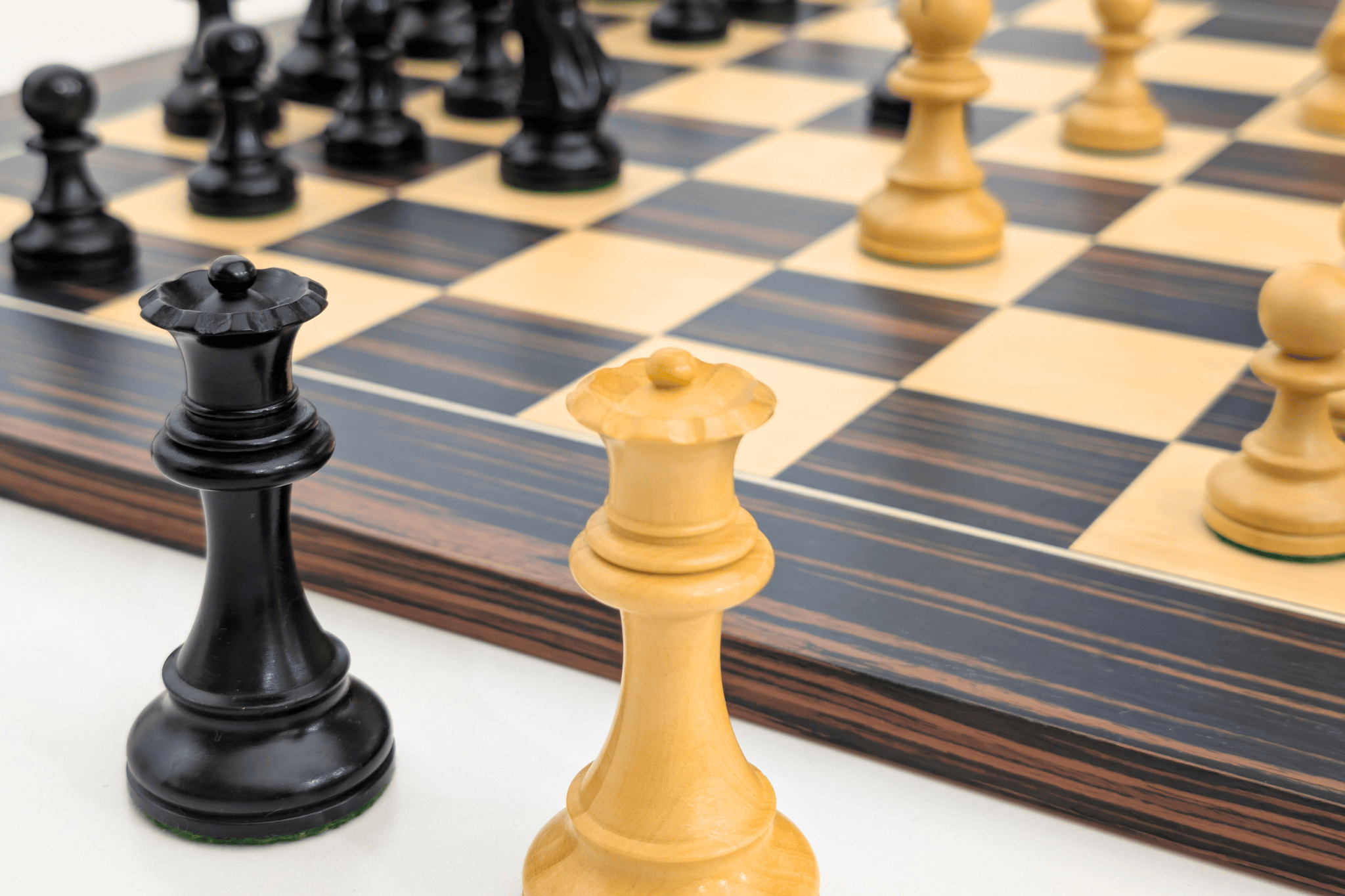 Grandmaster Tiger Ebony Chess Set - Chess Set - Chess-House