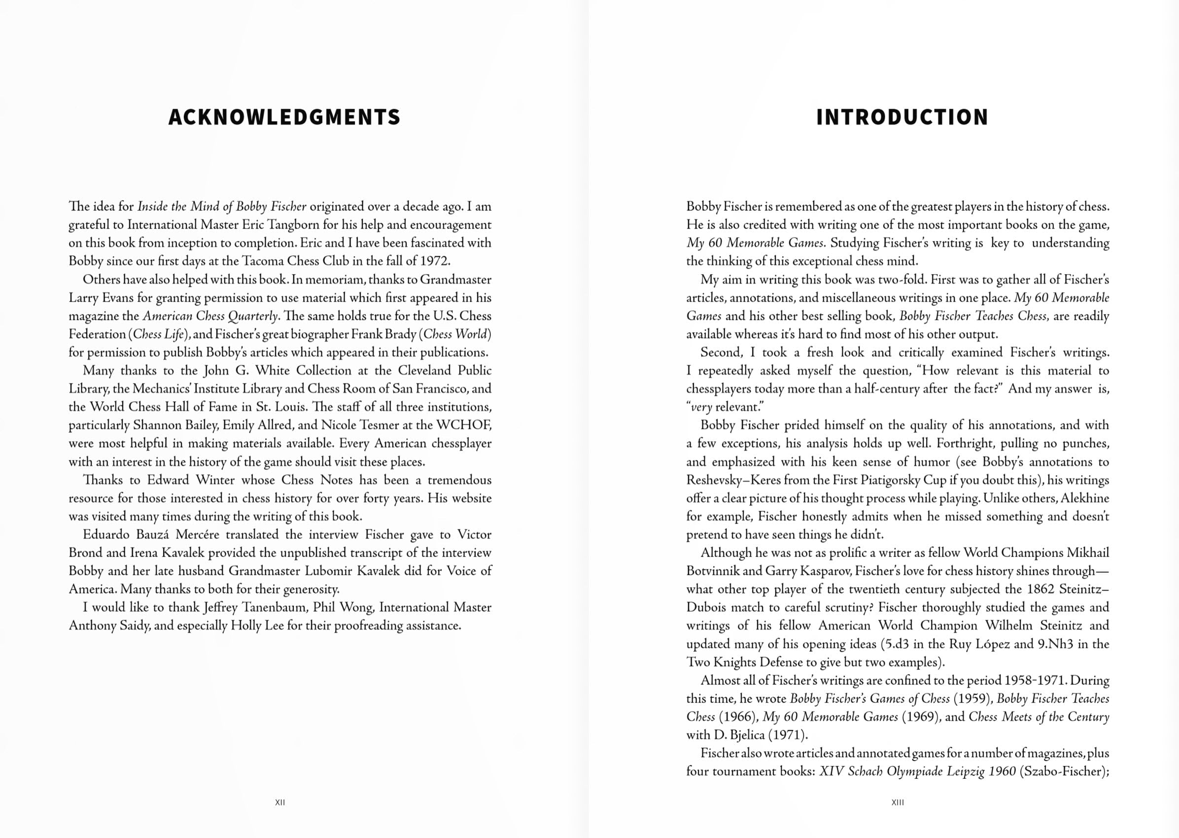 Inside the Mind of Bobby Fischer - Revisiting His Writings and Annotations - Donaldson - Book - Chess-House