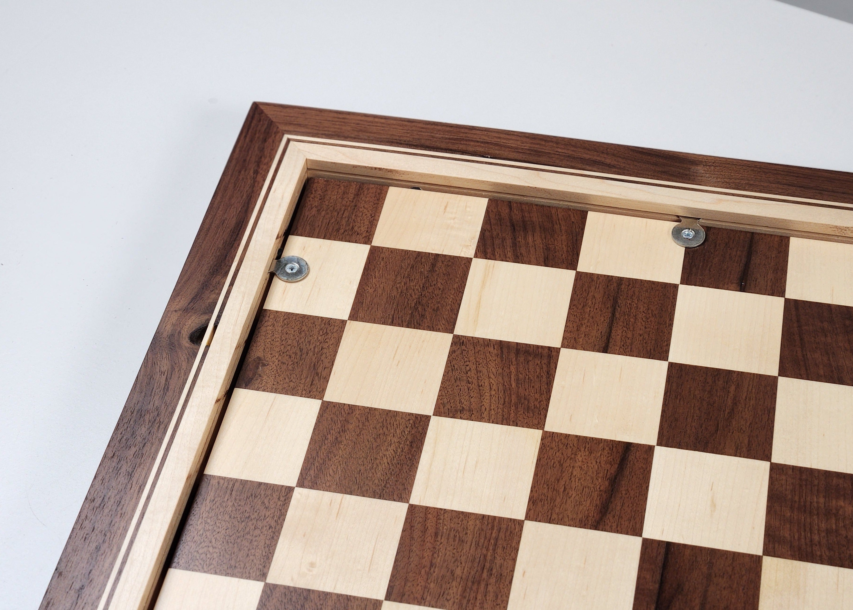 JLP Hardwood Chessboard - Oak Boarder - Board - Chess-House