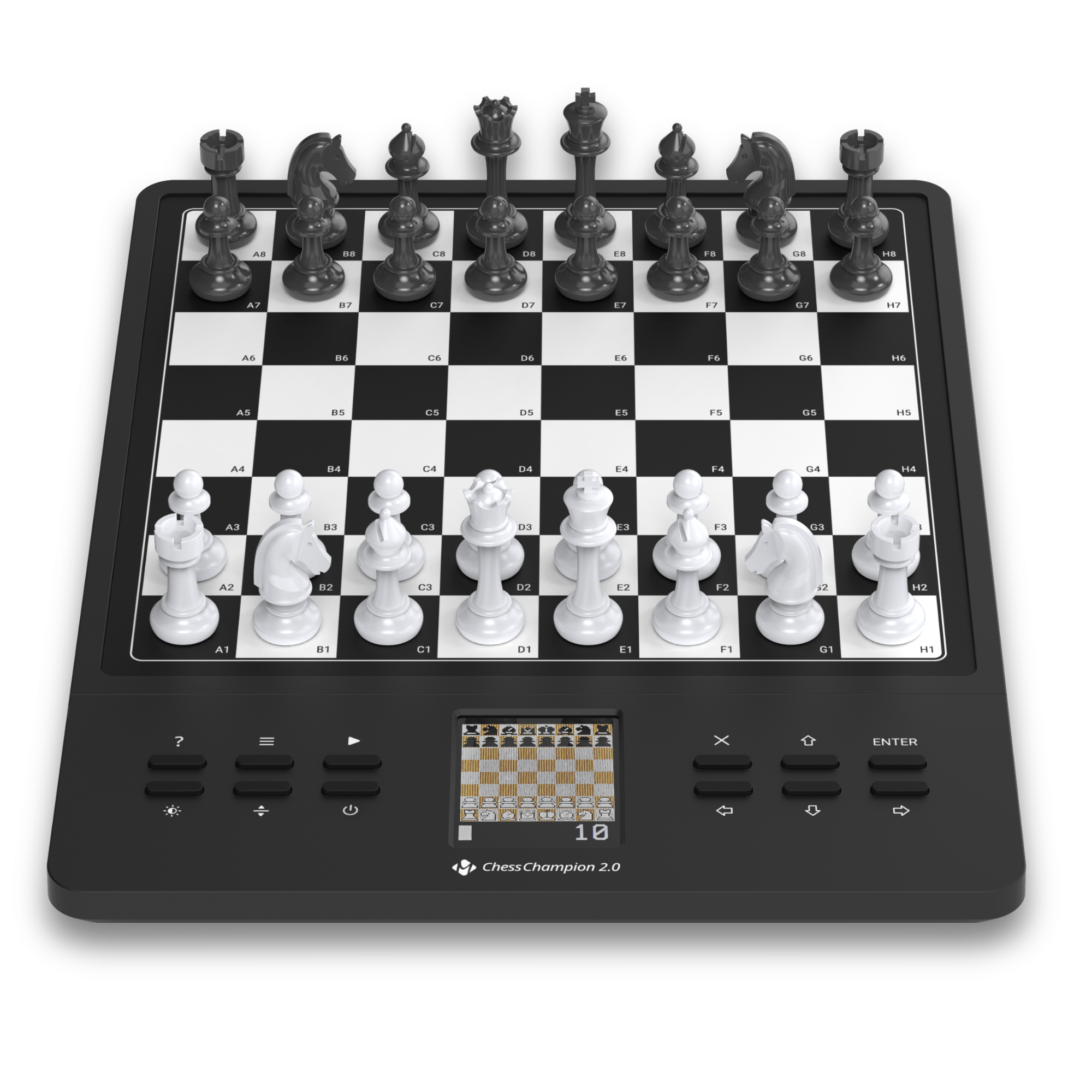 Millennium ChessChampion 2.0 – Smart Chess Trainer with Tips, Games & Color Display - Chess Computer - Chess-House