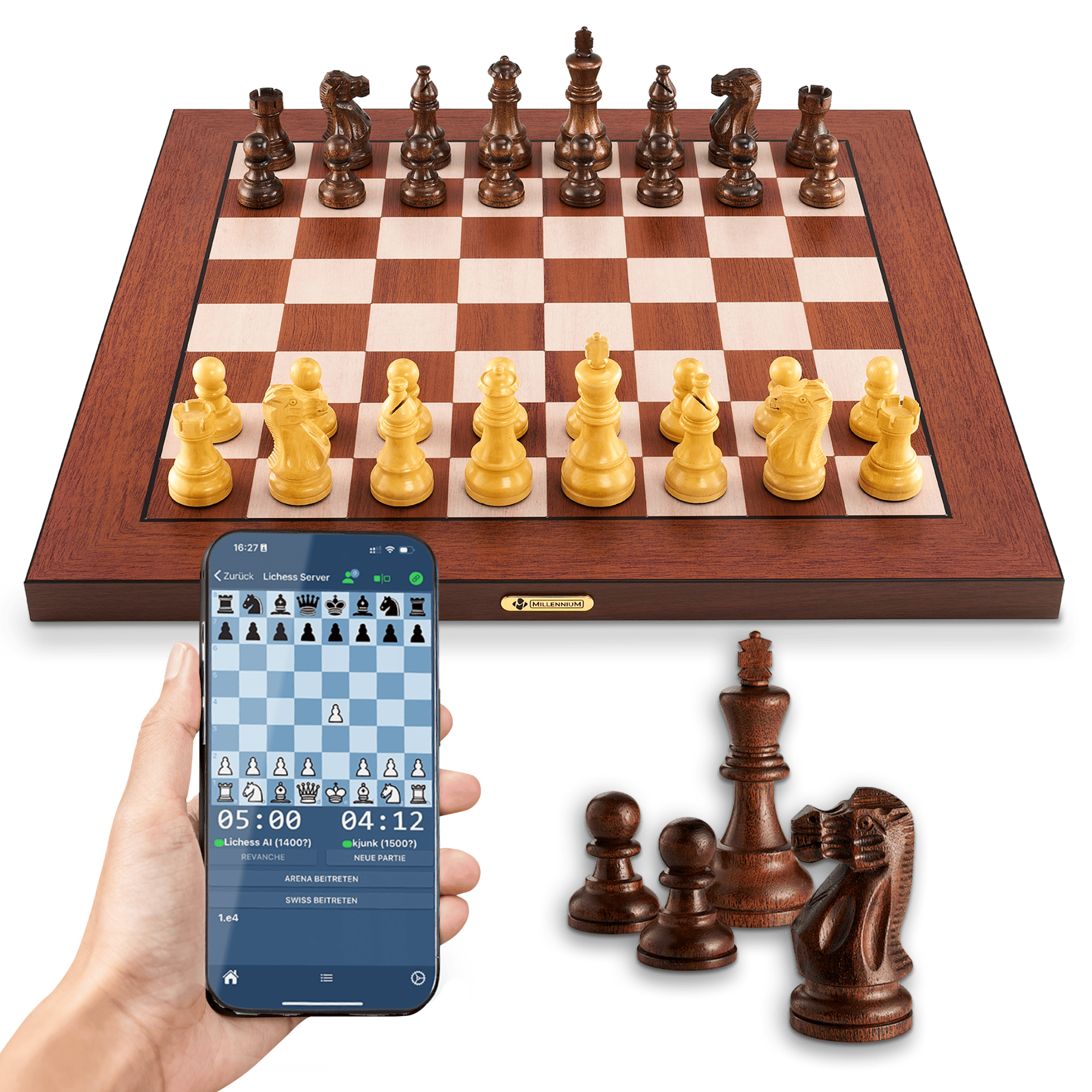 Millennium Supreme T2 Electronic Chessboard - Chess Computer - Chess-House