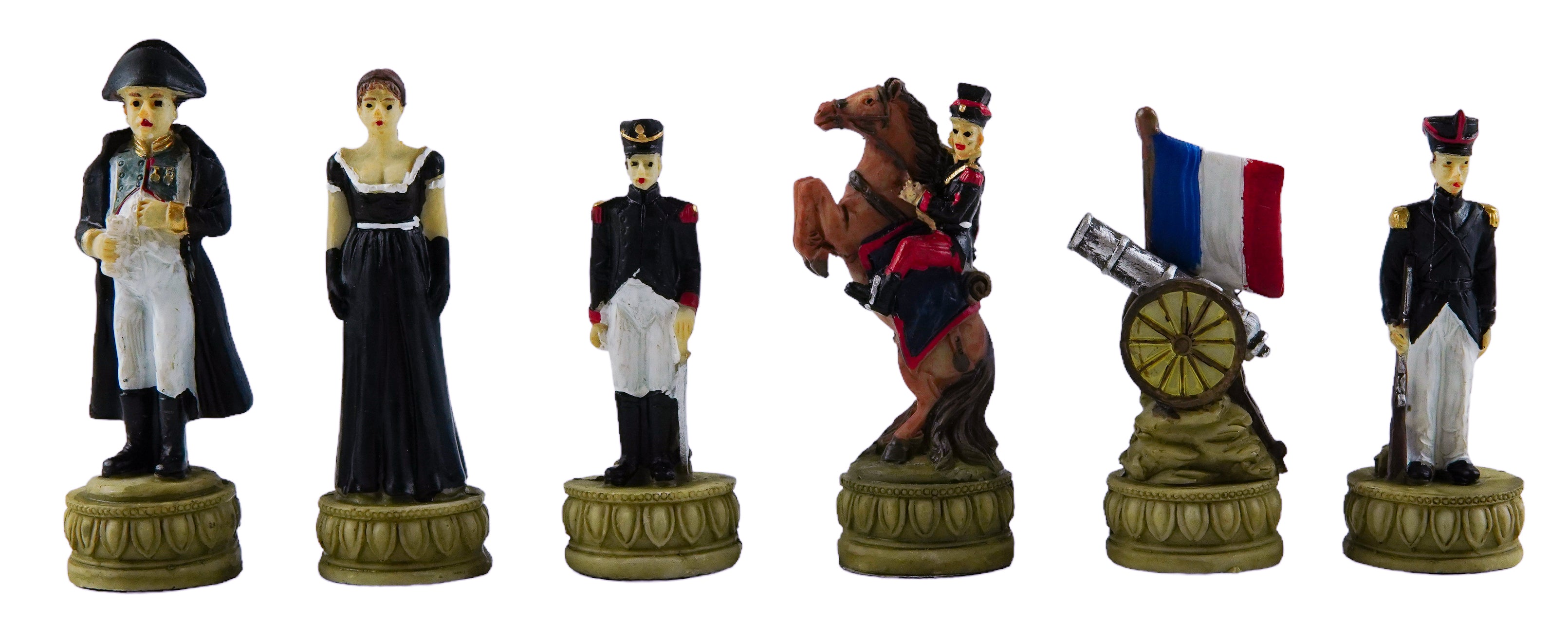 Napoleon and Wellington - The Battle of Waterloo Chess Pieces - Piece - Chess-House