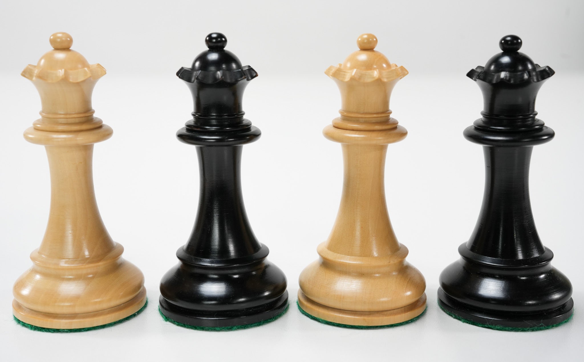 SINGLE REPLACEMENT PIECES: 4" Executive Chessmen - Ebonized - Parts - Chess-House