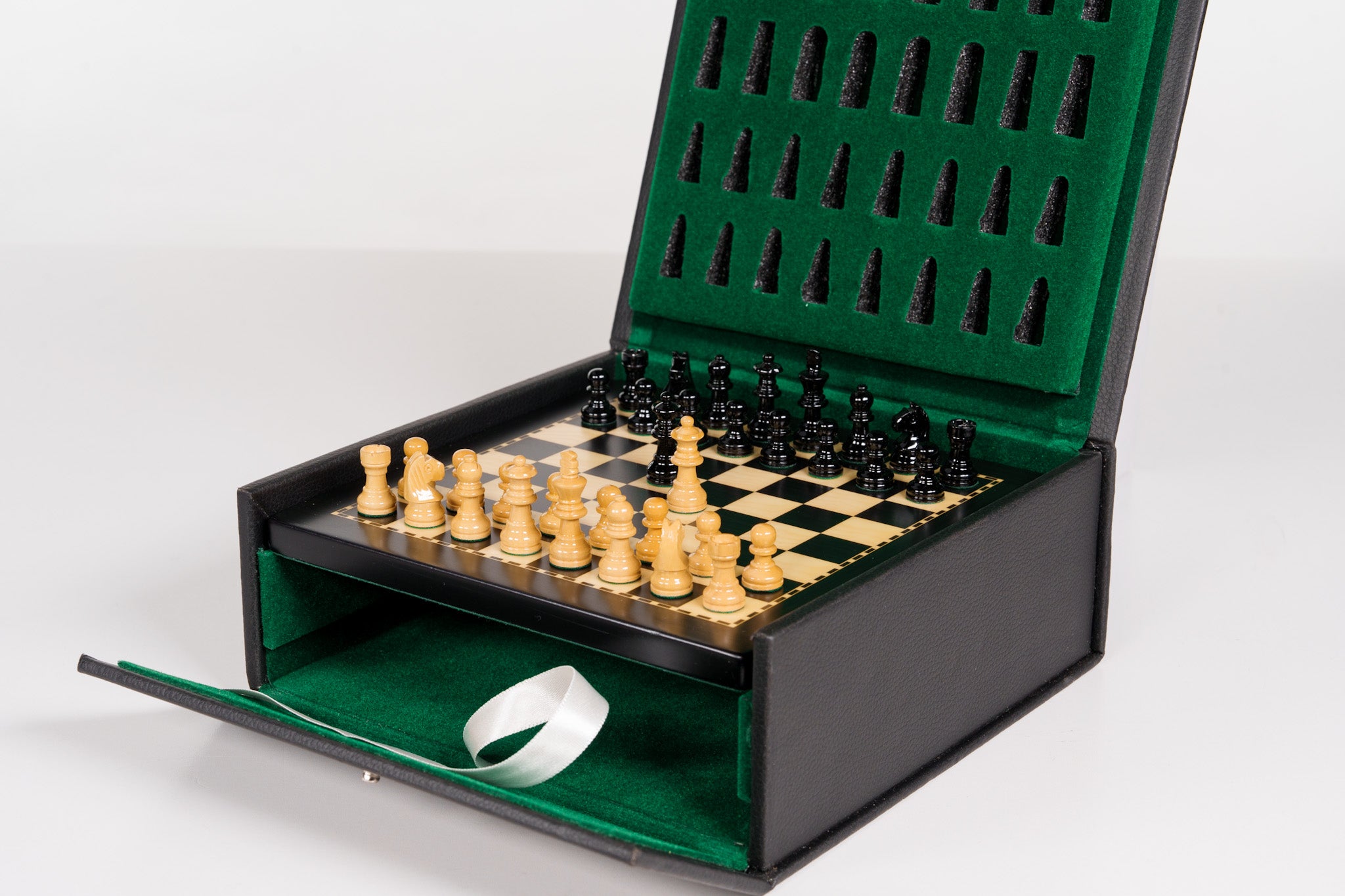 SINGLE REPLACEMENT PIECES: 8" Play-Keeper Magnetic Chess Set - Ebonized - Parts - Chess-House