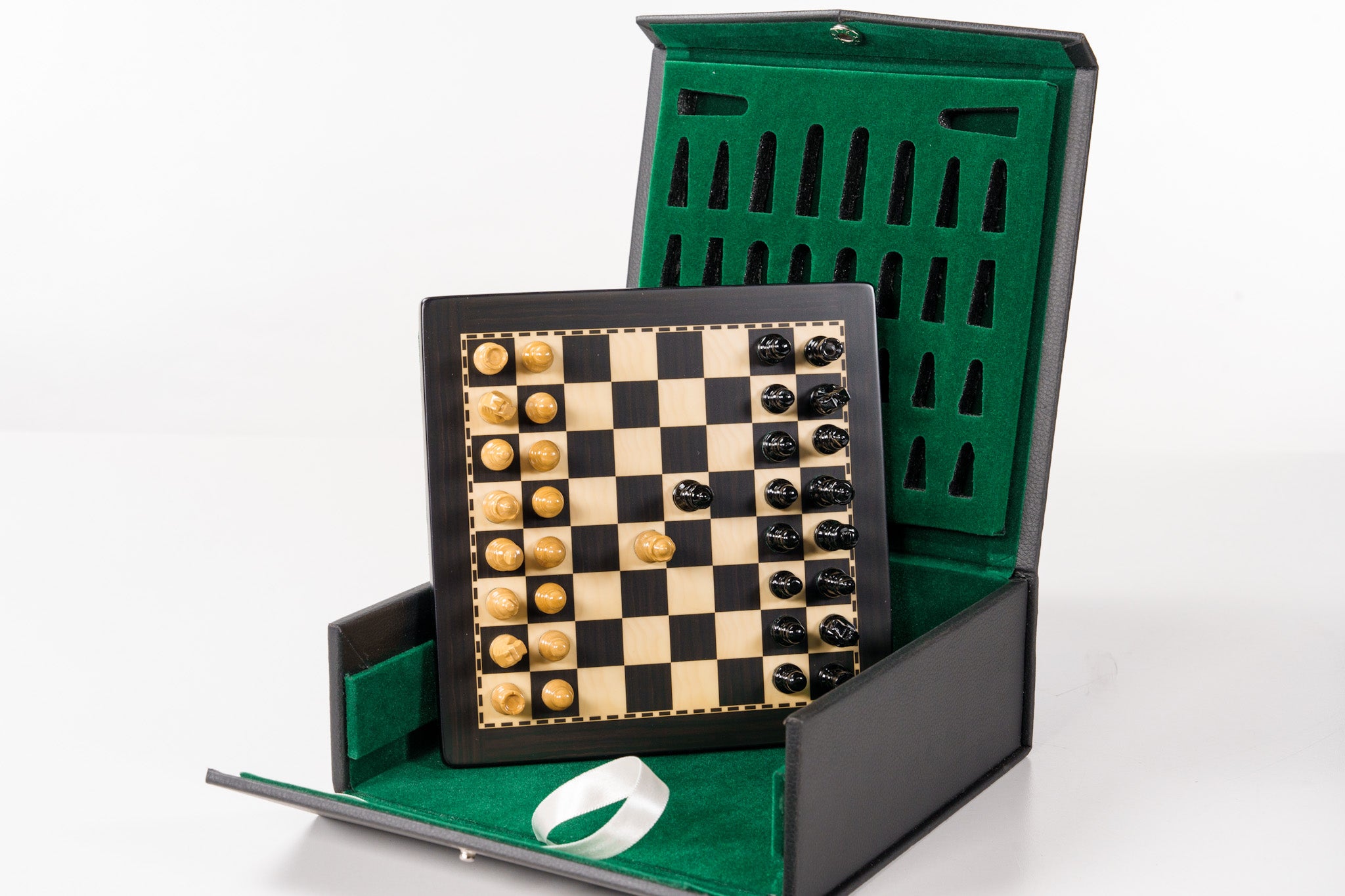 SINGLE REPLACEMENT PIECES: 8" Play-Keeper Magnetic Chess Set - Ebonized - Parts - Chess-House