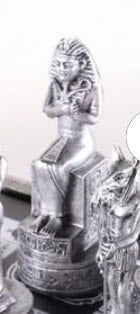SINGLE REPLACEMENT PIECES: Gold and Silver Egyptian Chess Set - Parts - Chess-House