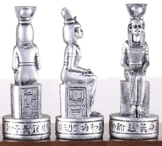 SINGLE REPLACEMENT PIECES: Gold and Silver Egyptian Chess Set - Parts - Chess-House