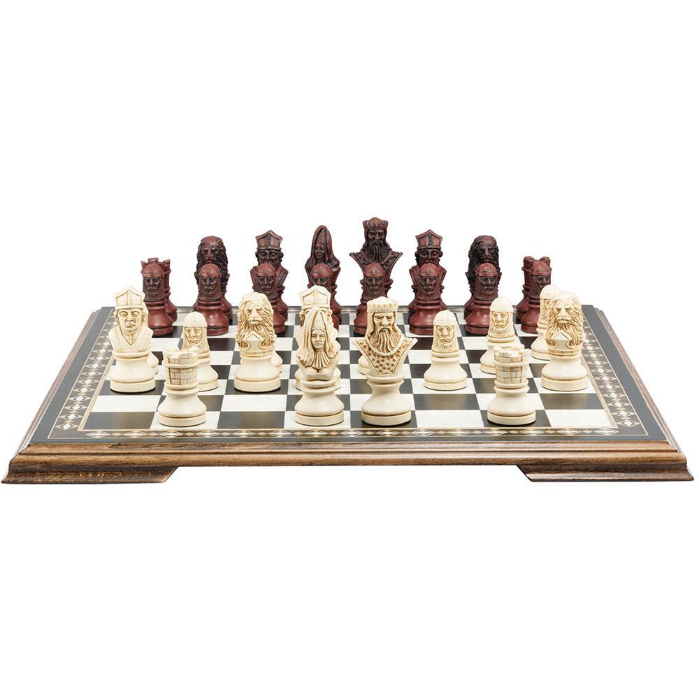 SINGLE REPLACEMENT PIECES: Richard the Lionheart Chess Pieces - SAC Antiqued - Parts - Chess-House