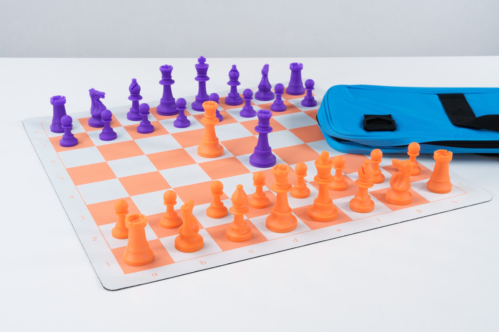 Stealth Combo - Flex Pad Silicone Chess Set with Deluxe Bag - Chess Set - Chess-House