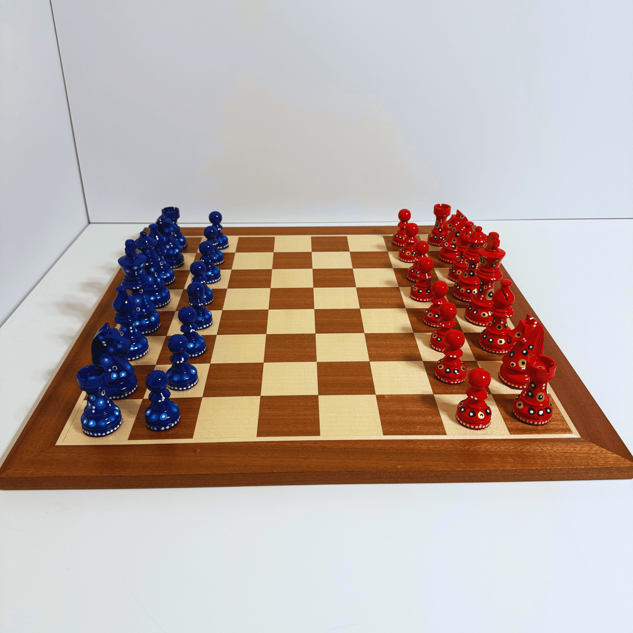 The Rebel - Sydney Gruber Painted Champions Chess Set #10 - Chess Set - Chess-House