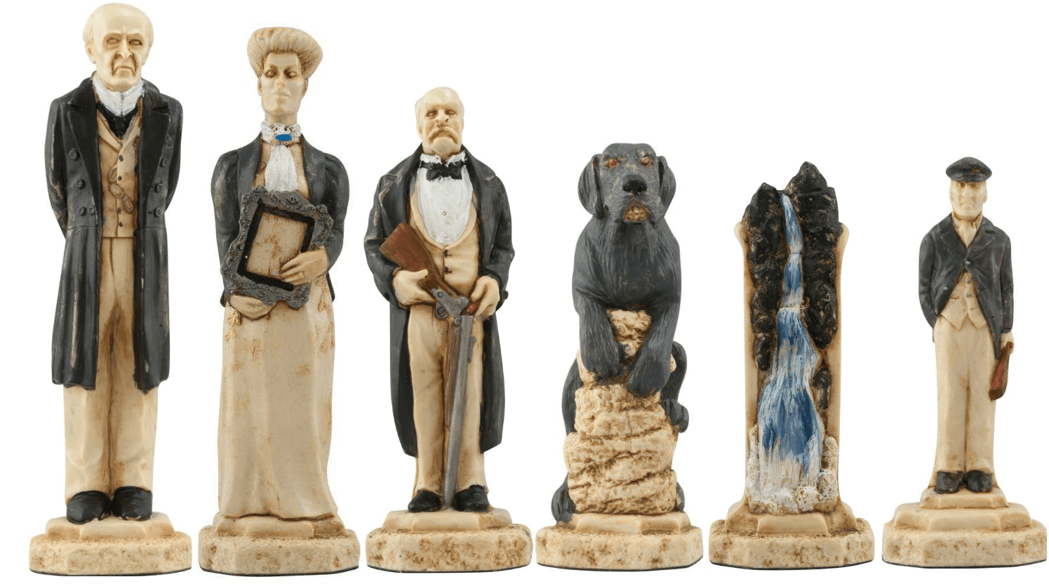 The Sherlock Holmes Chess Pieces - SAC Hand Decorated - Piece - Chess-House