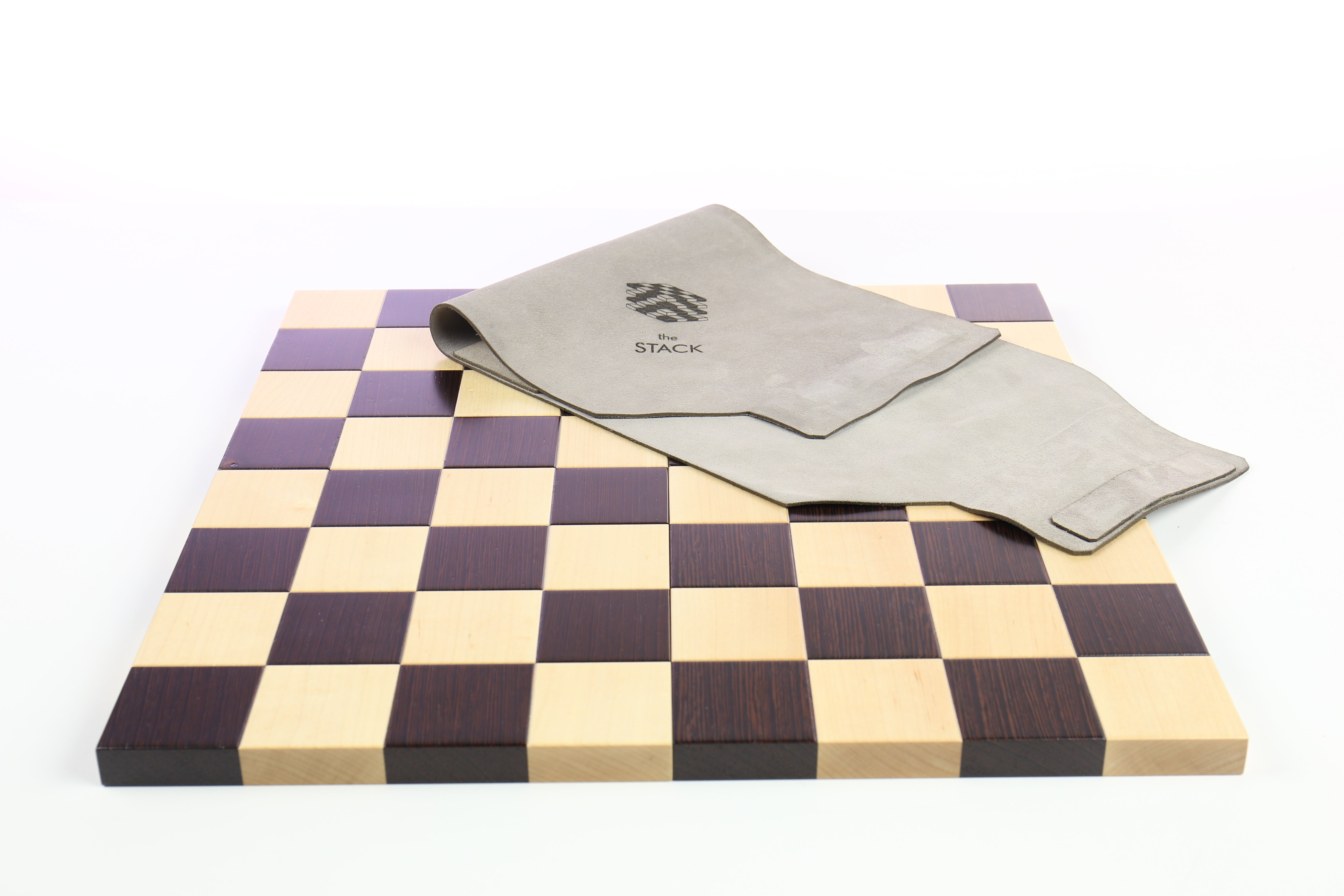 the STACK Chessboard - Tournament Edition in Wenge and Maple (DISCOUNTED FOR IMPERFECTION) - Board - Chess-House