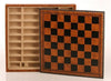 14" Leatherette Cabinet Chess Storage Board - Board - Chess-House
