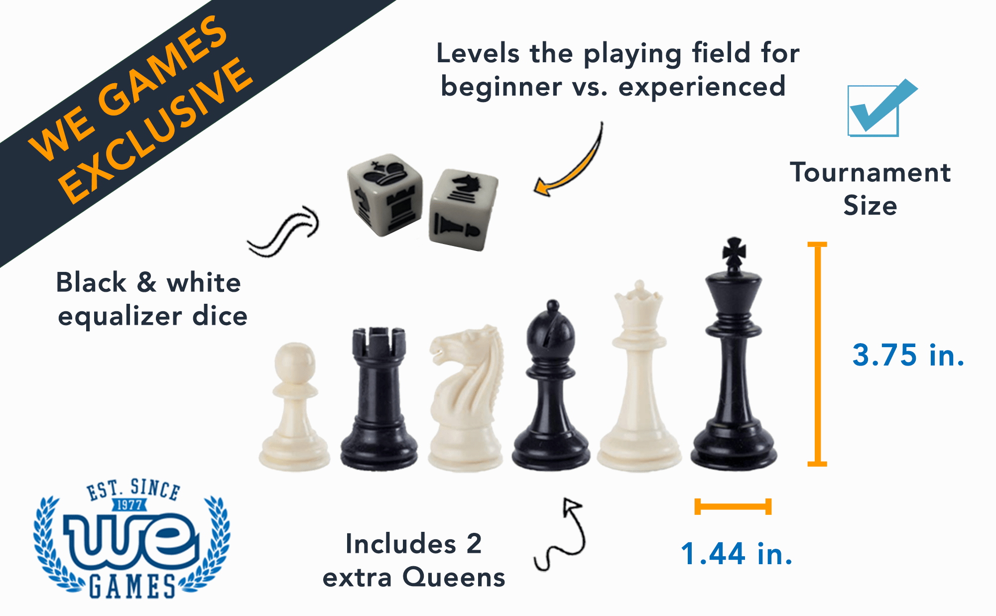 15" Collector's Teacher Chess Set Chess Set