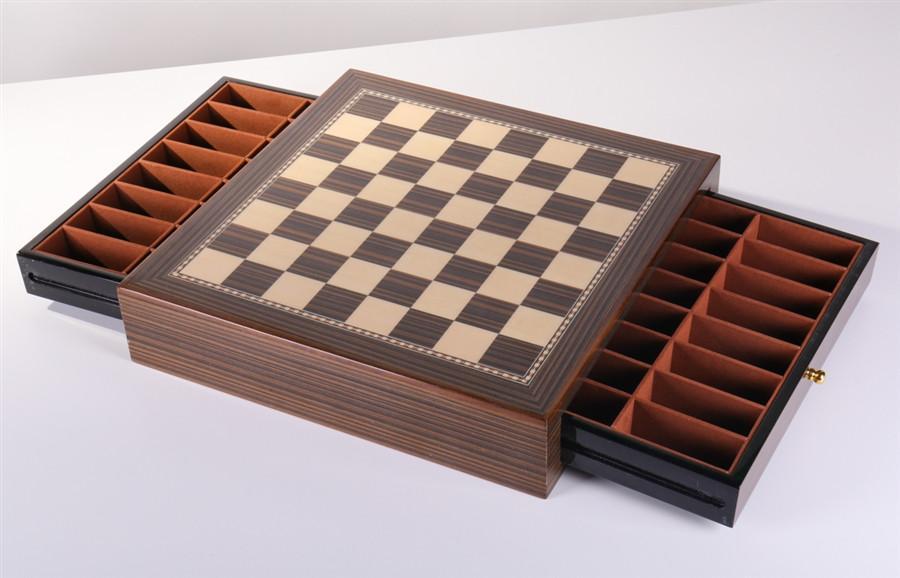 15" Maple and Walnut Storage Board - Board - Chess-House