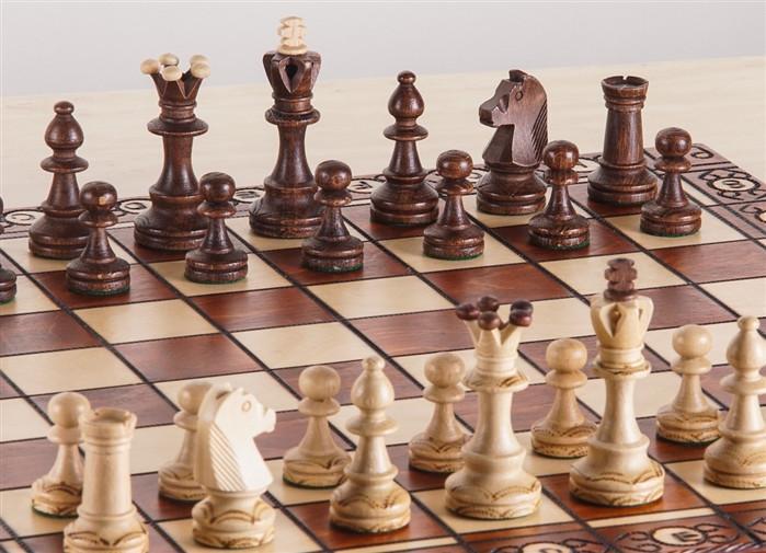 16" Senator Wooden Chess Set - Chess Set - Chess-House