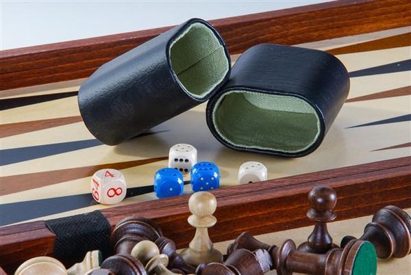 19" Chess, Checkers, and Backgammon - Chess Set - Chess-House