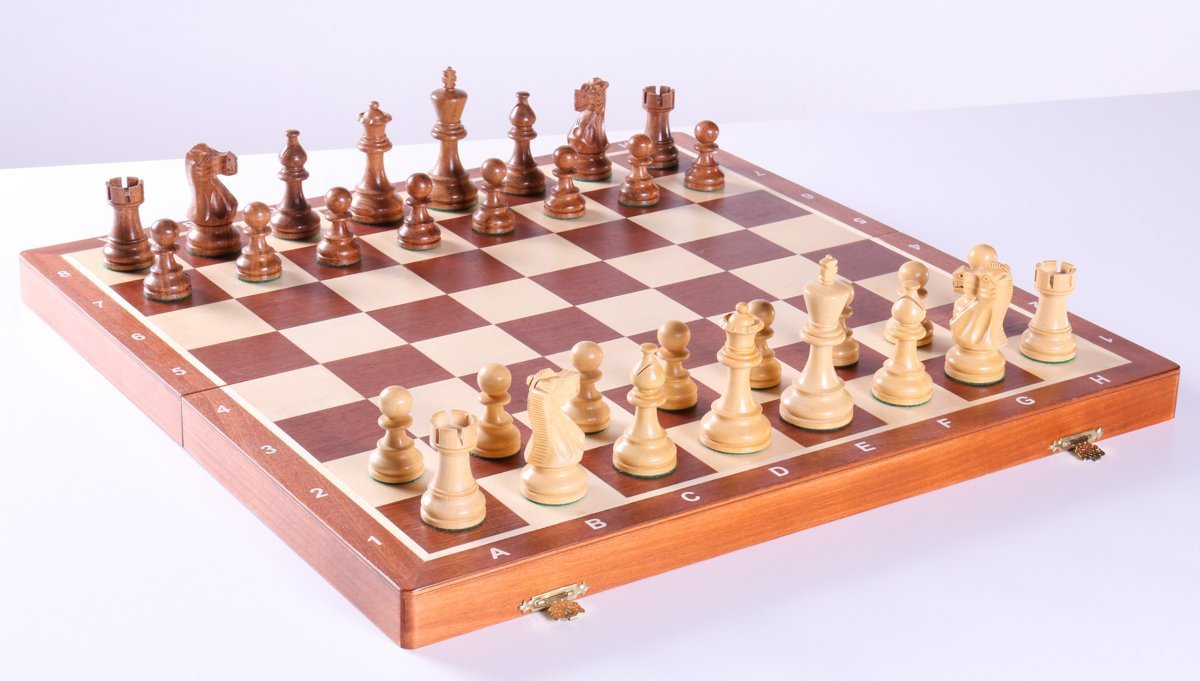 20" Tournament No 6 Chess Set with Shisham 3 3/4" pieces - Chess Set - Chess-House