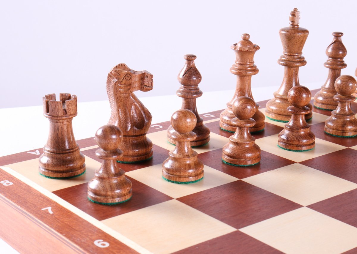20" Tournament No 6 Chess Set with Shisham 3 3/4" pieces - Chess Set - Chess-House