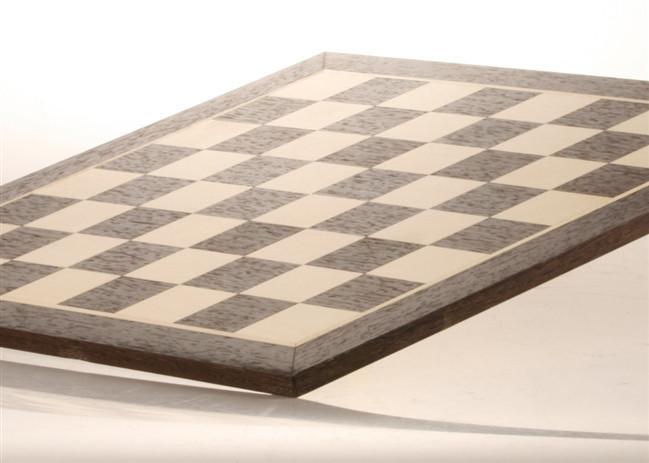 21 1/4" Wooden Chess Board - Wenge & Sycamore - Board - Chess-House