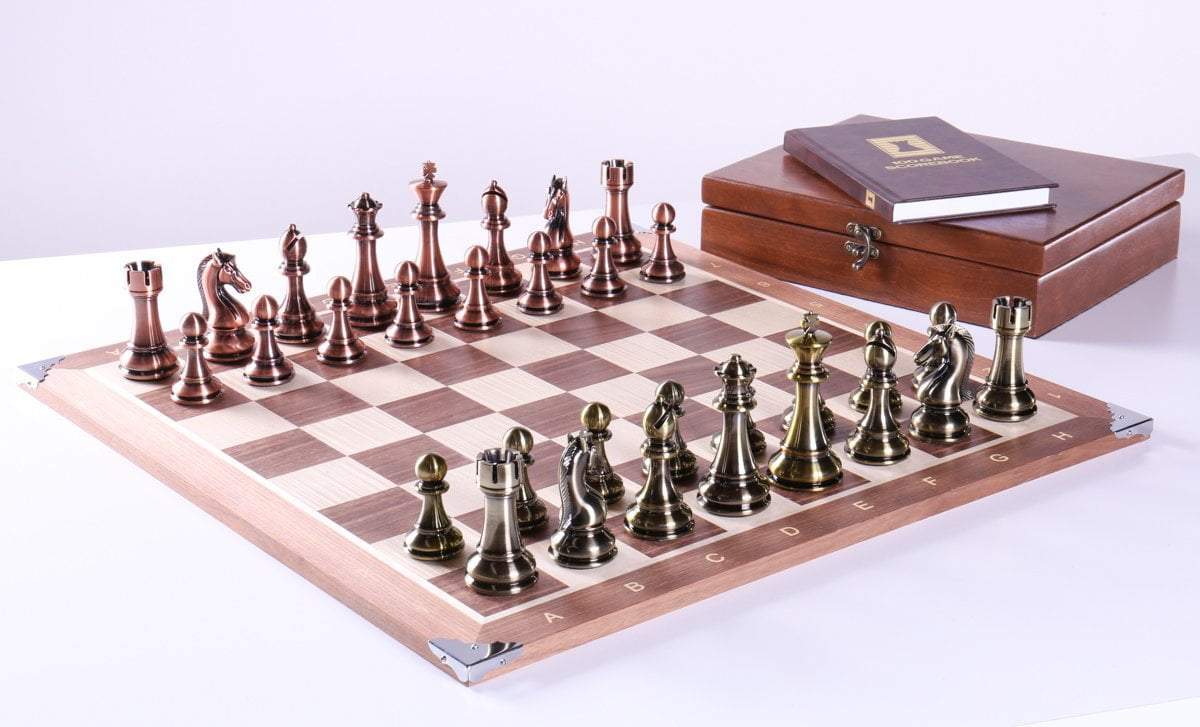 21.5" Walnut and Metallic Style Set with Storage