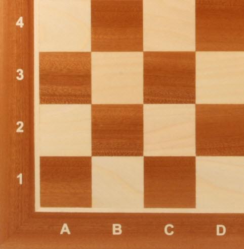 21.5" Wooden Chess Board with coordinates - Board - Chess-House