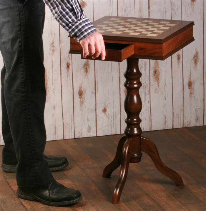 27" Roma Chess and Checkers Table - Table - Chess-House