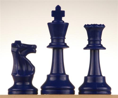 3 3/4" Colored Chess Pieces - Set of 17 Pieces - Piece - Chess-House