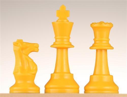 3 3/4" Colored Chess Pieces - Set of 17 Pieces - Piece - Chess-House