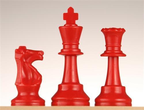 3 3/4" Colored Chess Pieces - Set of 17 Pieces - Piece - Chess-House