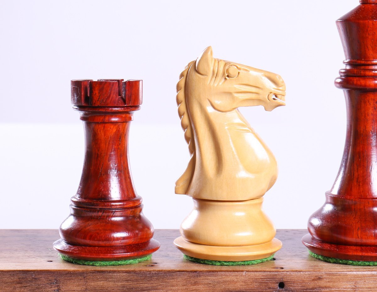4" Padauk Supreme Staunton Pieces - Piece - Chess-House