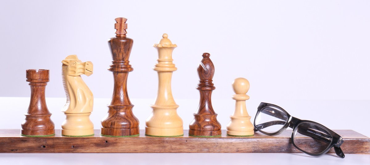 6" Rosewood Chessmen - Piece - Chess-House