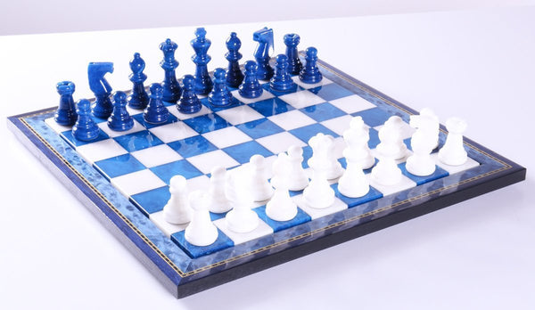 Play Chess | Light Blue/White