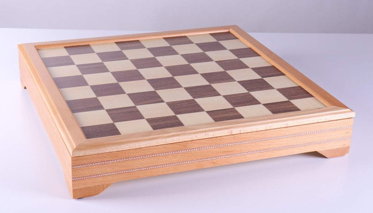 Championship Chess Set and Beech Wood Storage Board Combination - Chess Set - Chess-House